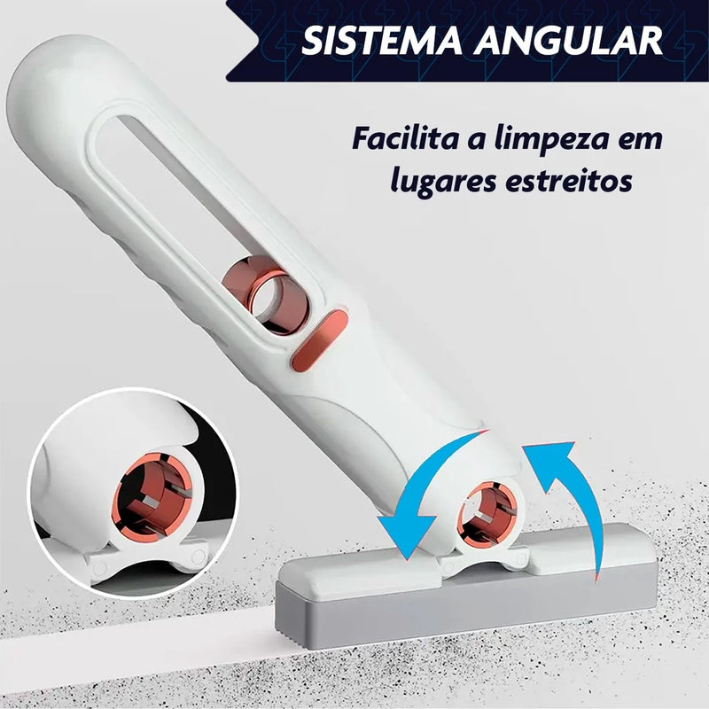 Mini Mop Portátil Pano Limpeza Mesa Portátil Absorve Espreme Sujeira Esfregão 2