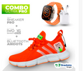 Combo em Oferta 3x1 TÊNIS NEWFIT + IWO SERIES 8 ULTRA + FONE BLUETOOTH PRO | ENVIO IMEDIATO | FRETE GRÁTIS | 12