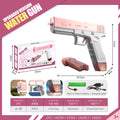 Spot cross-border explosive Glock electric burst water gun toy children wholesale bared water gun summer water pistol