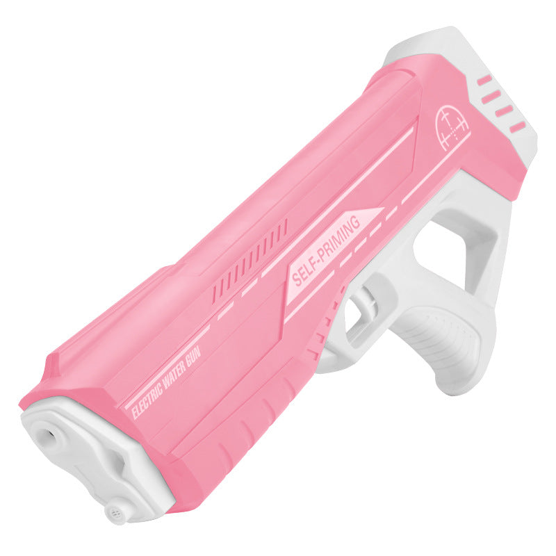 Dual-mode electric water gun toy one-button water-absorbing automatic burst firing ultra-long-range large-capacity water gun for boys and girls