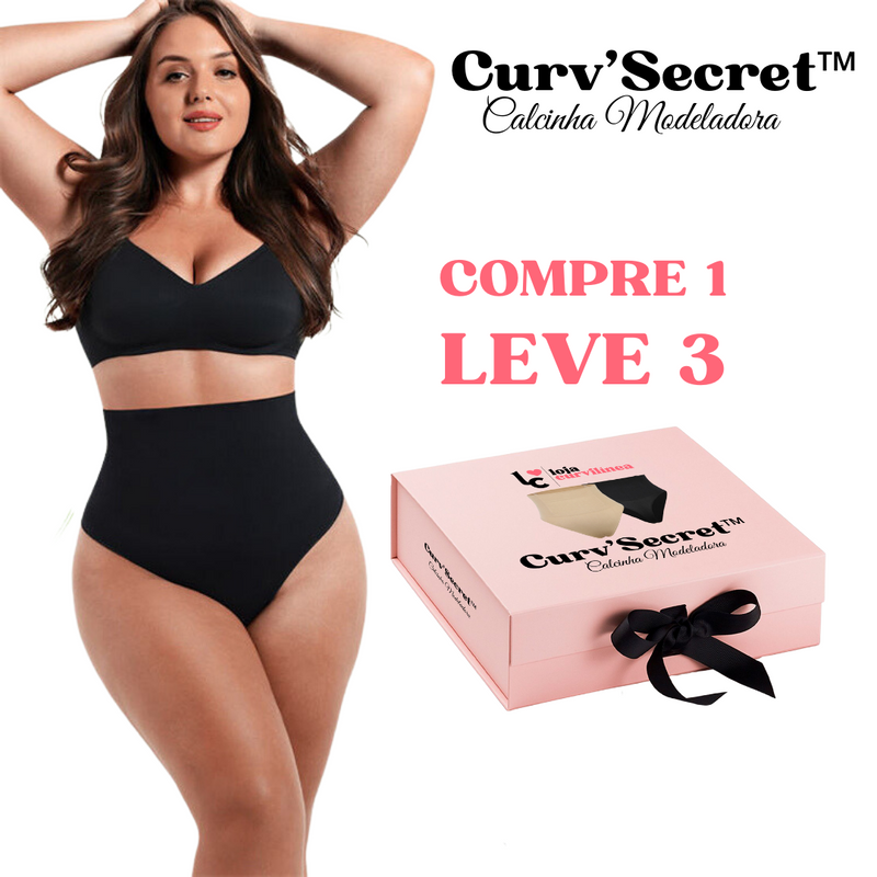 LZP - Curv'Secret™ Calcinha Modeladora (PAGUE 1 LEVE 3)